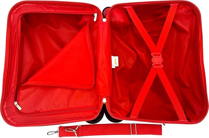 Fast Forward Ride-On 18" Suitcase For Kids/Tow-Along Toddler Carry-On Luggage With Wheels (Spiderman)