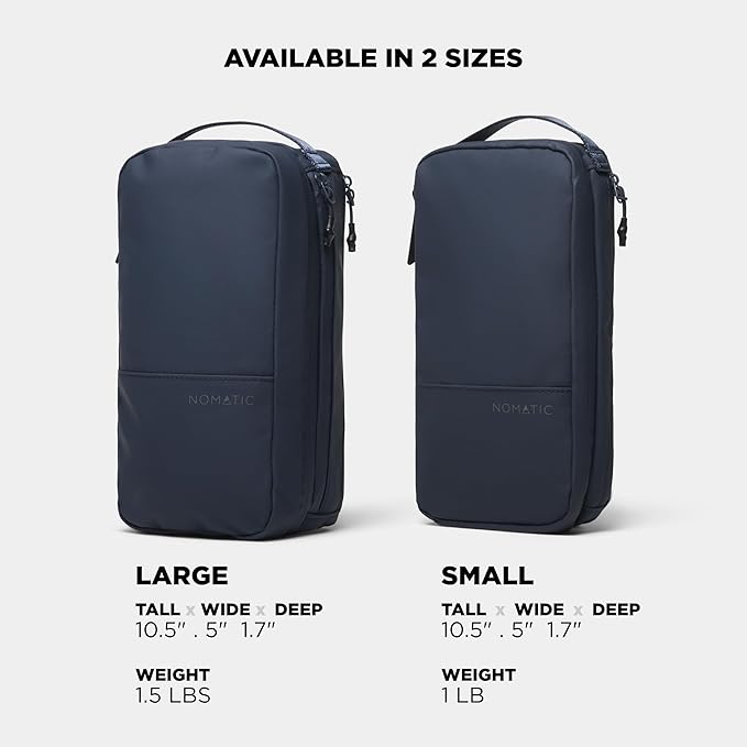 NOMATIC Toiletry Bag for Trips - Great for Travel Size Toiletries - Travel Essentials Wash Bag - Travel Makeup Bag