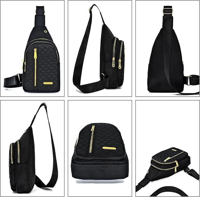 Small Sling Bag For Women Men Casual Crossbody Sling Backpack