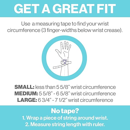 Acupressure Relief Band - Edith Duo (Large) - Stylish Wellness Bracelets for Queasiness Relief | Travel, Pregnancy, Cruise