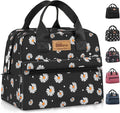 HOMESPON Insulated Lunch Bag for Women Men Lunch Box Cooler Lunch Tote for Work Picnic (Daisy)