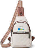 Sling Bag For Women Fanny Pack Crossbody Travel Shoulder Belt Bags Tote Backpack Purse Faux Leather