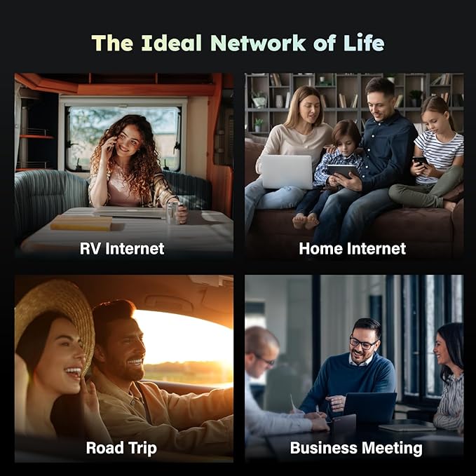 GlocalMe U3 4G LTE Mobile Hotspot, Portable WiFi Hotspot for Travel in 200+ Countries, No SIM Card Needed, 10 Connected Devices and Global 1GB Data 90 Days, Pocket WiFi Hotspot Device (U3 Black)