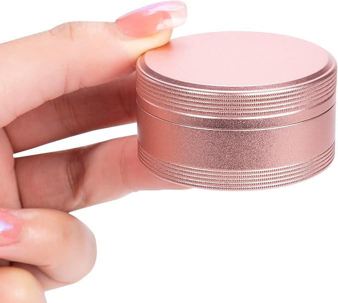 Metal Pill Container Pill Case - Waterproof Pill Box for Daily Travel, Single Pill Hplder for Pocket Purse, Portable Medicine Organizer, Ideal for Medication Fish Oils, Unique Gift Pink