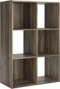 Signature Design by Ashley Shallifer 6 Cube Storage Organizer or Bookcase, Brown