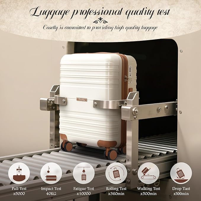 Luggage Sets with spinner wheels, PC+ABS Hard Shell Travel Luggage,Lightweight Carry-on suitcases with TSA Lock,YKK Zippers (Navy, 7 piece sets（14/18/20/24/28/DB/TB）)
