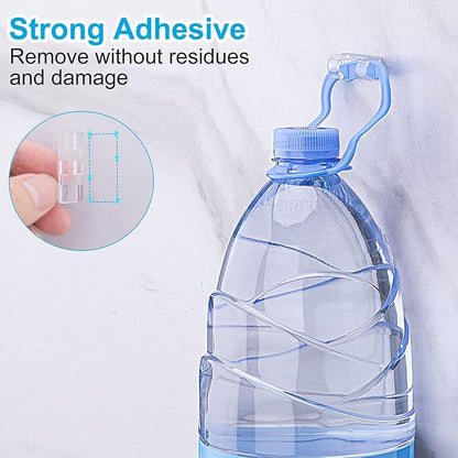 Cable Management Clips Black (Assorted Sizes, 60 PCS), Adhesive Cord Organizer for Wall, Upgraded Wire Holder Electric Wires, LED Light, Dash Cam, HDMI, Power Cable, M&L