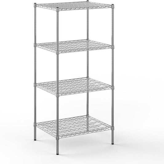 24" Deep x 30" Wide x 64" Height Wire Shelving Kit | 4-Tier | NSF Commercial Storage Rack Unit