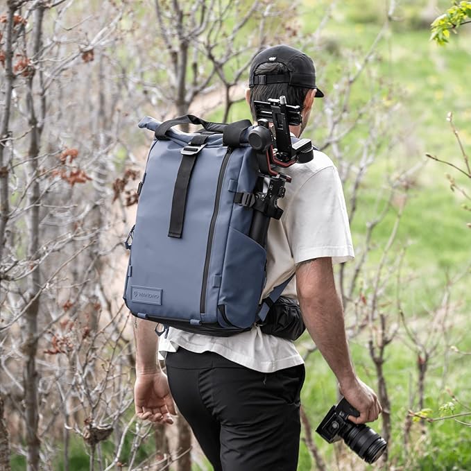 WANDRD All New PRVKE 31L V4: Weatherproof Travel and Camera Backpack, Everyday Carry Bag with Laptop Sleeve, Quick Side Access, Rolltop Expansion, Clamshell Opening – Versatile Photography Backpack
