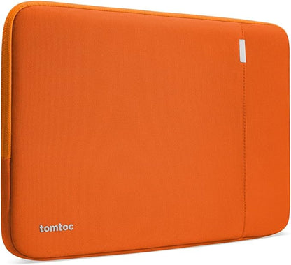 tomtoc 360° Protective Laptop Sleeve for 14-inch MacBook Pro M5/M4/M3/M2/M1 Pro/Max A3434 A3112 A3401 A3185 A2992 A2918 2025-2021, Water-Resistant Case Bag with Accessory Pocket for 13.8Surface Laptop