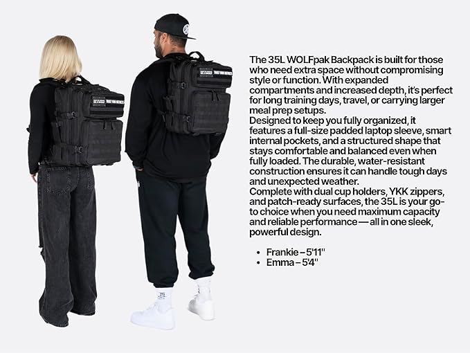 WOLFpak 35L Backpack (Fashion Cross Pattern)