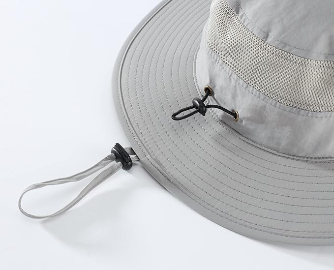 Home Prefer UPF 50+ Men's Sun Hat Wide Brim Bucket Hat UV Protection Hat for Mens Womens Beach Safari Gardening Golf Fishing