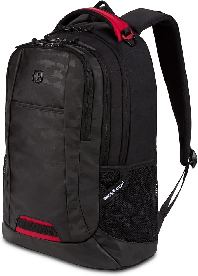 SwissGear Cecil 5505 Laptop Backpack, Camo Noir, 18-Inch