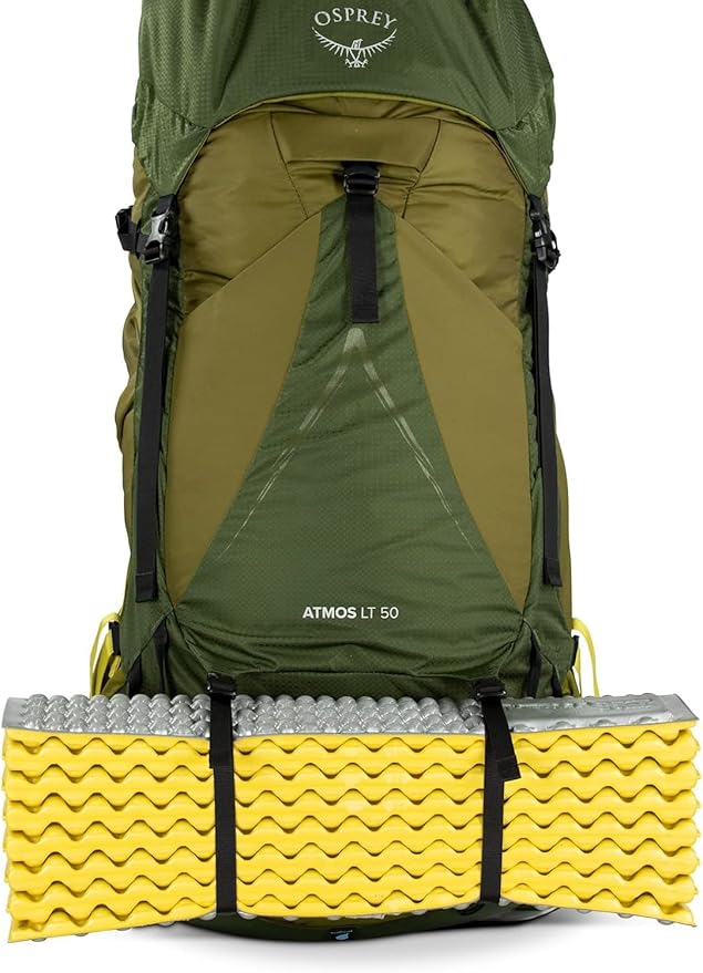 Osprey Atmos AG LT 50L Men's Backpacking Backpack, Black, S/M