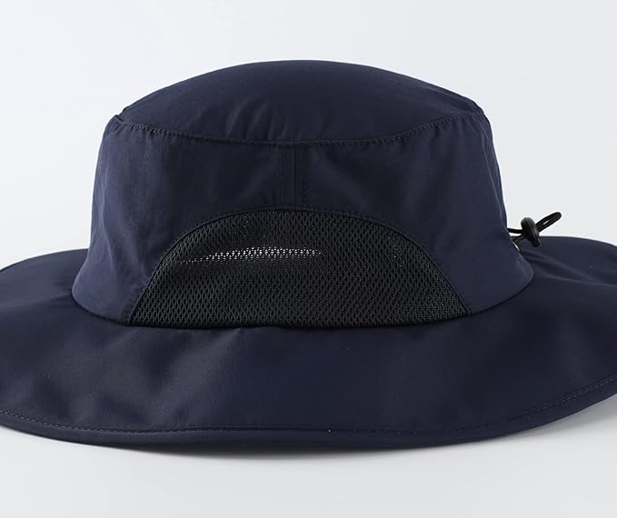 Home Prefer UPF50+ Mens Sun Hat Wide Brim Fishing Hat for Men UV Protection Womens Beach Bucket Hat for Golf Hiking Gardening