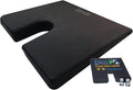 LiquiCell Coccyx Seat Cushion, Aid for Tailbone Pain Relief, Sciatica Pain, Back Support | Donut Like Butt Pillow for Long Hours Sitting at Home/Office Chair (17.5" W x 15.5" L x 2" H)