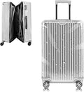 Yotako Upgraded Zippered Clear PVC Suitcase Cover, 26 Inch Luggage Covers for Suitcase Luggage Protector Cover 26''