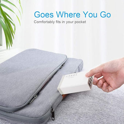 USB Wall Charger, Desktop USB Charging Station for Multiple Devices, 40W 8A, 5 Port,Travel Portable Charger for Cell Phone, Tablet