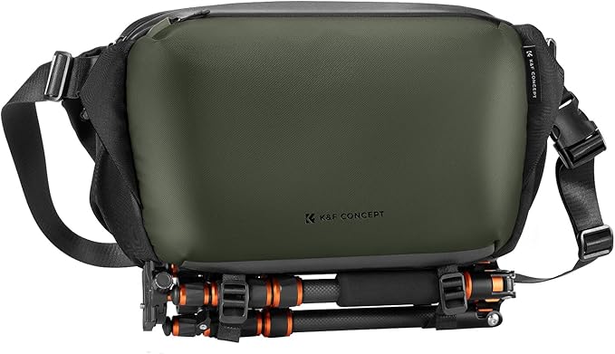 K&F Concept 2 in 1 Sling Bag Everyday Shoulder Bag & Multifunction Photography Crossbody Camera DSLR Backpack Portable Bag