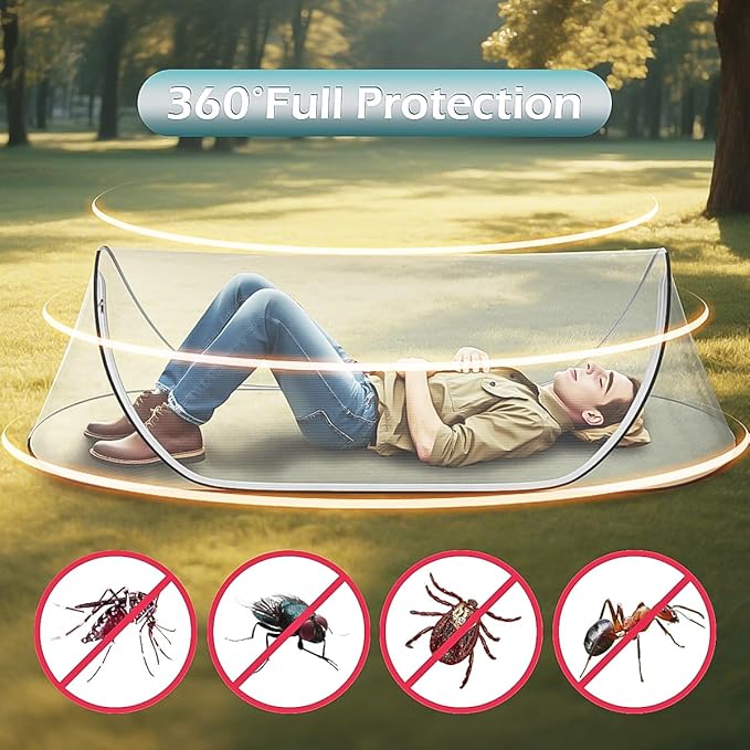 78 * 31 * 22Large Pop-Up Mosquito Net, Lightweight, Breathable, and Soft Convenient Mesh Tent,Foldable and Durable,Mosquito Net for Bed,Apply to Outdoor Athletes, Camping, Beach,Starlit Sky of Night.