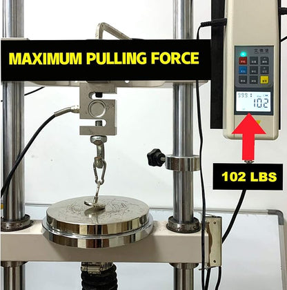 DIYMAG Strong Neodymium Magnetic Hooks, 120lbs Heavy Duty Rare Earth Magnets with Hook,Strong Corrosion Protection Facilitate Hook Pack of 6