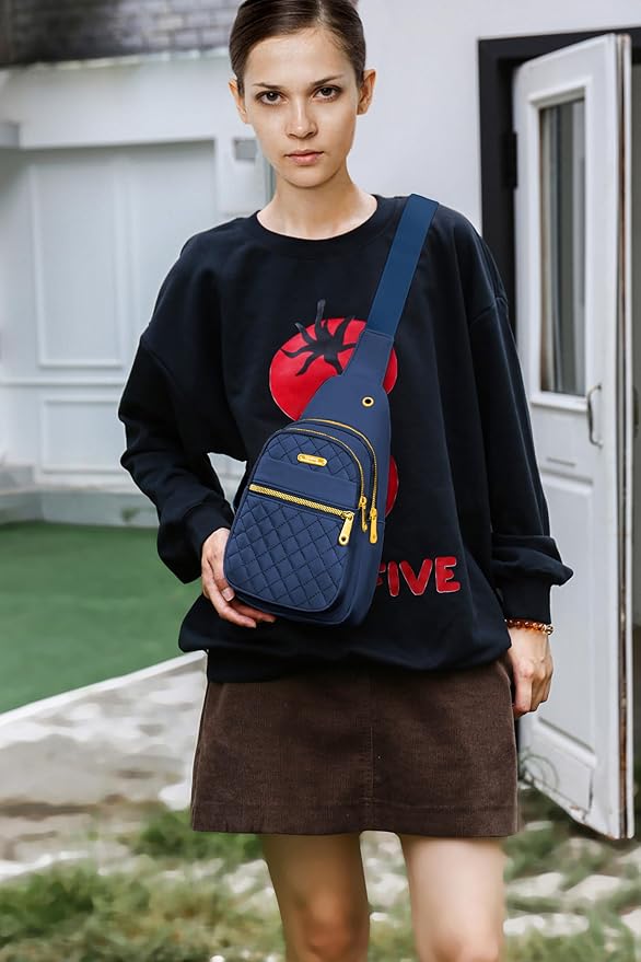 Small Sling Bag For Women Men Casual Crossbody Sling Backpack