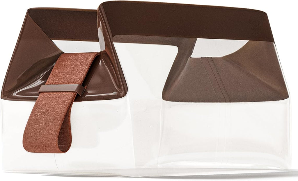 Cadence Parcel - Clear Dopp Kit with Magnetic Closure - Durable and Leak-Resistant Travel Toiletry Kit - Modular Design