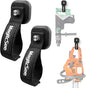2 Pack Heavy Duty Magnetic Hook Straps for Extension Cords, Powerful Cruise Garage Storage Hook Ties for Hanging Cables, Garden Hoses Ropes, Workshop Tool Box Magnet Organize Hangers for Tools