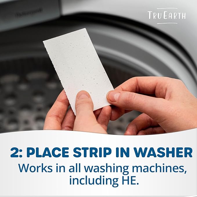 Tru Earth Platinum - Heavy Duty Laundry Detergent Sheets - Up to 128 Loads (64 Count), Fragrance Free - Ultra-Concentrated - Eco-Friendly Laundry Sheets