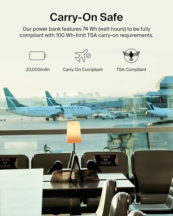 Belkin Portable Charger, USB-C Power Bank 20000 mAh w/ 2X USB-A Ports, 15W w/Type-A to Type-C Cable for iPhone 16, 15, Samsung Galaxy S25, iPad, Nintendo Switch 2, Google Pixel 10, etc. - Green