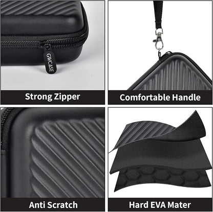 External Hard Drive Case Compatible with Seagate 1TB 2TB 4TB /for UnionSine/for Toshiba/for WD Elements Portable HDD SSD Solid State Hard Drive, SD Cards & USB Drives Holder Organizer (Box Only)