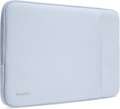tomtoc 360 Protective Laptop Sleeve for 14-inch MacBook Pro M4/M3/M2/M1 Pro/Max A3112 A3401 A3185 A2992 A2918 A2779 2024-2021, Water-Resistant Case Bag with Accessory Pocket for 13.8 Surface Laptop 7