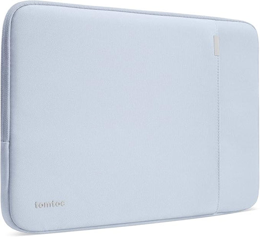 tomtoc 360 Protective Laptop Sleeve for 14-inch MacBook Pro M4/M3/M2/M1 Pro/Max A3112 A3401 A3185 A2992 A2918 A2779 2024-2021, Water-Resistant Case Bag with Accessory Pocket for 13.8 Surface Laptop 7