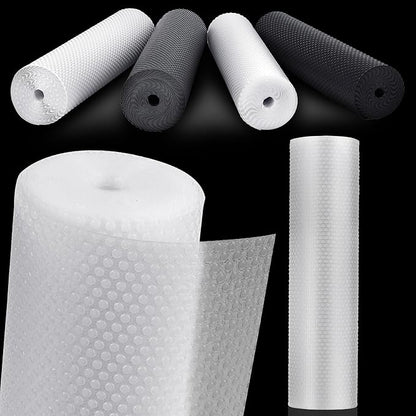 Drawer Liners, Waterproof Shelf Liner, Anti-Slip Non-Adhesive BPA Free Kitchen Cupboard Cabinet Liner Refridge Fridge Mats Sink Protector Strong Durable for Home (Clear/19.7in x 20Ft)