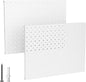 EVERHANGER Metal Pegboard Panels, Heavy Duty Pegboard Wall Organizer, Garage Wall Panels, Tool Storage Organization, 12"X16", 2pcs, White