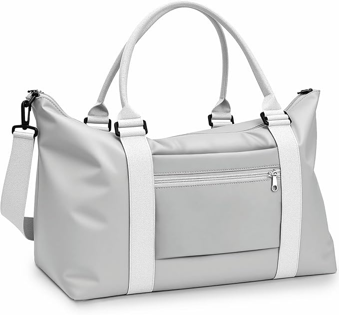 WEICHEN All Aluminum Magnesium 21 inch Carry On Luggage Airline Approved (Light Grey, 21 inch Carry on)
