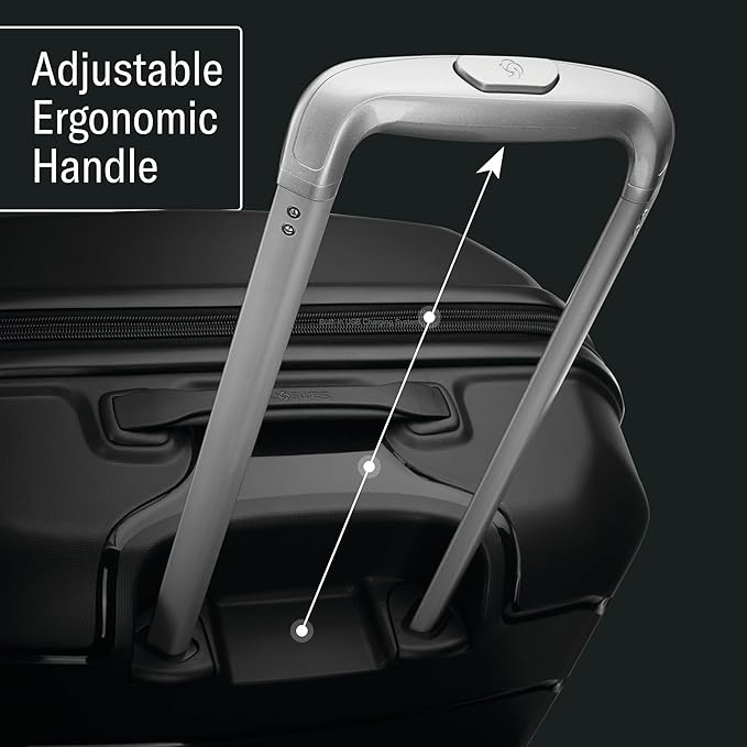 Samsonite Freeform Hardside Expandable Luggage with Spinners, White/Grey, 2PC SET (Carry-on/Large)