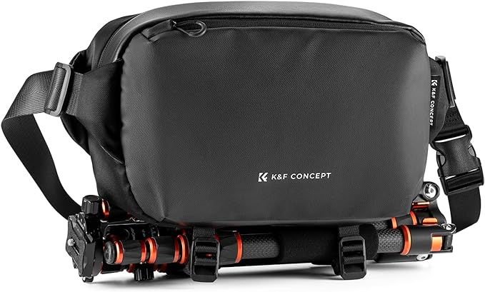 K&F Concept 2 in 1 Sling Bag Everyday Shoulder Bag & Multifunction Photography Crossbody Camera DSLR Backpack Portable Bag