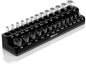 Olsa Tools Magnetic Socket Organizer | 1/4-Inch Drive | SAE | Black | Holds 26 Sockets | Professional Quality Tools Organizer