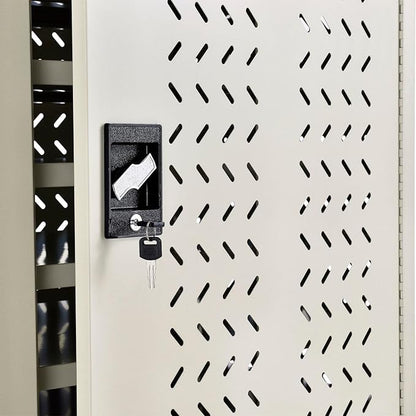 Global Industrial Mobile Storage & Charging Cart, 24 Laptop & Chromebook Device Capacity, Putty, Unassembled, Laptop and Tablet Storage & Charging Cart