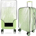 Thicken Clear Luggage Cover Protector, 22" PVC Luggage Covers for Suitcase Waterproof Dustproof Anti-scratch Travel Suitcase Covers Case for Wheeled Luggage
