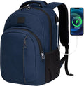 LARIPOP Travel Laptop Backpack,15.6 Inch Business Laptop backpack for Men Women with USB Charging Port,Water-Resistant Laptopack Weekender Daypack for Work College Computer
