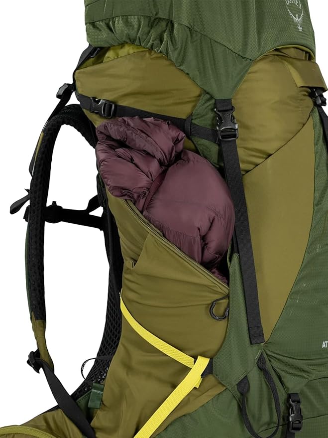 Osprey Atmos AG LT 50L Men's Backpacking Backpack, Scenic Valley/Green Peppercorn, L/XL