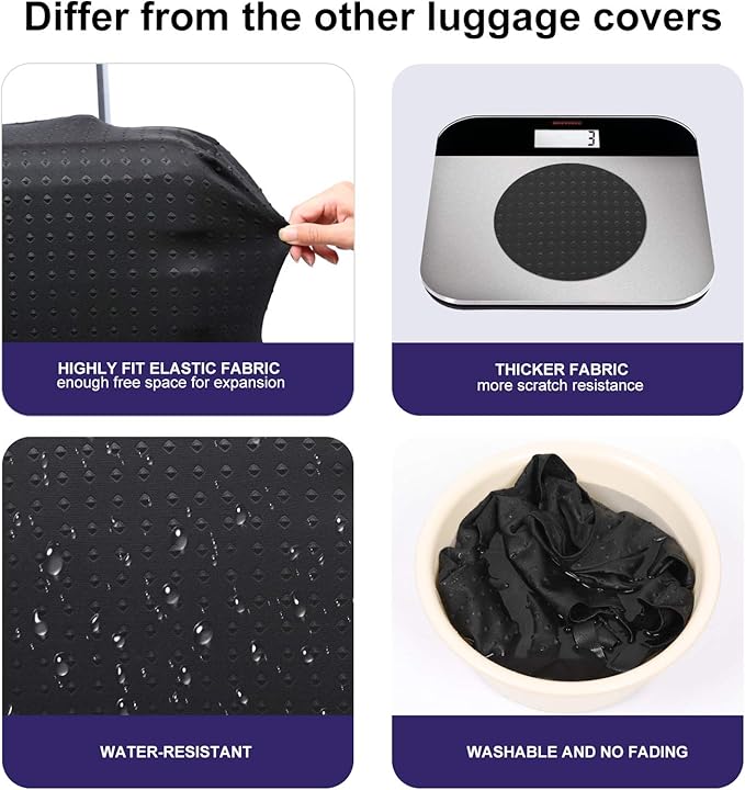7-Mi Travel Trolley Case Cover Protector Suitcase Cover 29"-30" trolley case luggage storage covers Size XL