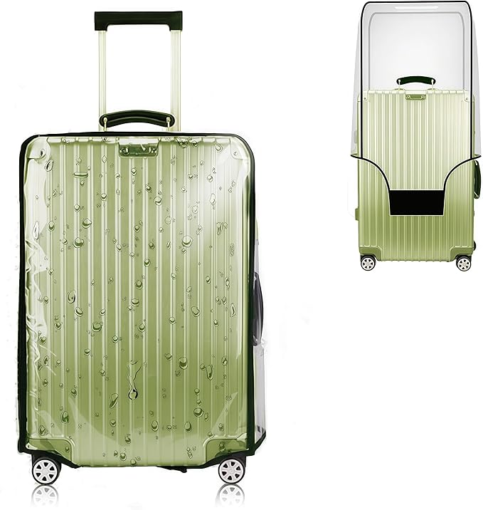30 Inch Suitcase Cover for Luggage,1.5mm Thickness Clear Luggage Covers for Suitcase TSA Approved Suitable 30-31 Inch Suitable for Long Travel Accessories