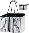 QOGiR Neoprene Multipurpose Beach Bag Tote with Inner Zipper Pocket … … … …