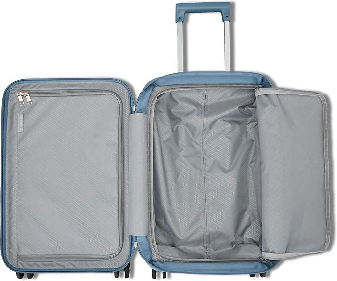 Samsonite UpLIFT X-Large Checked Hardside Luggage with Spinner Wheels - Airline-Approved, TSA Lock, Adjustable Handle System - Polycarbonate Hard Suitcase for Ultra Lightweight Travel - Elemental Blue
