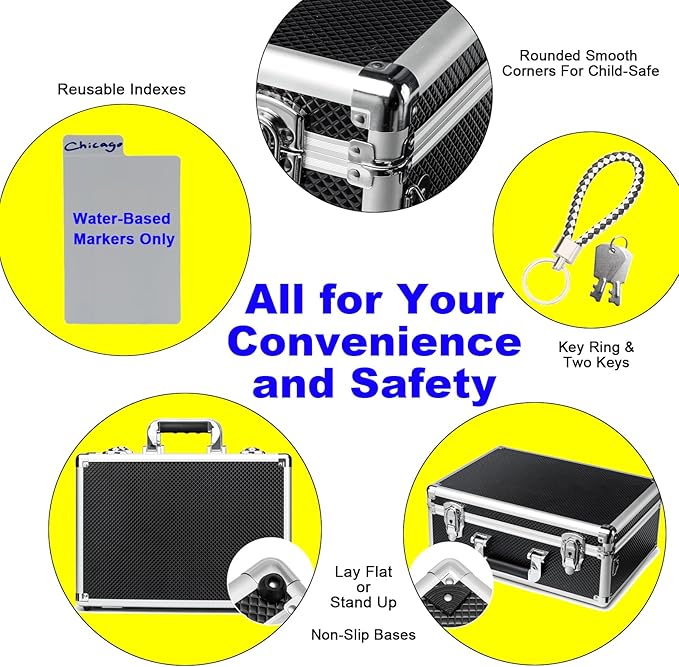 Multi color Card Storage Hard Case, Sports Card Collection Boxes,Trading Cards Cabinet, Carrying Cases Specially Adapted to Hold Sports Trading Cards, Toploader Box