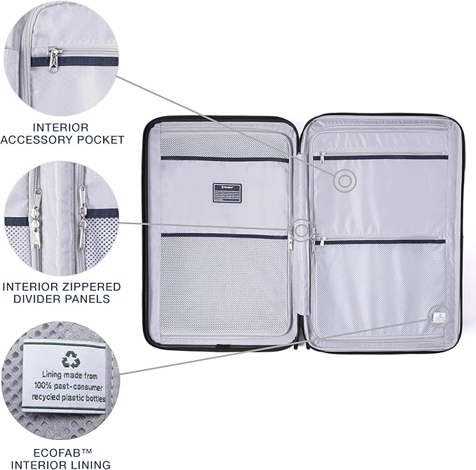 Travelpro Maxlite Air V2 Hardside Expandable Luggage, 8 Spinner Wheels, Lightweight Hard Shell, TSA lock, Cabernet, 3-Piece Set (21/25/28)