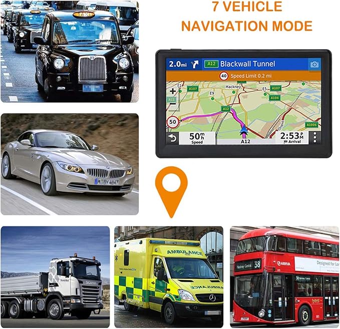 OHREX N700 GPS Navigator for Car Truck RV 2025,Truck GPS Commercial Drivers,Trucker GPS for semi Truck,Free Lifetime Maps Updates,7 inch Touchscreen,Custom Truck Routing,Driver Alerts
